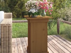 vidaXL Suport pentru flori, maro miere, 40x40x60 cm, lemn masiv de pin
